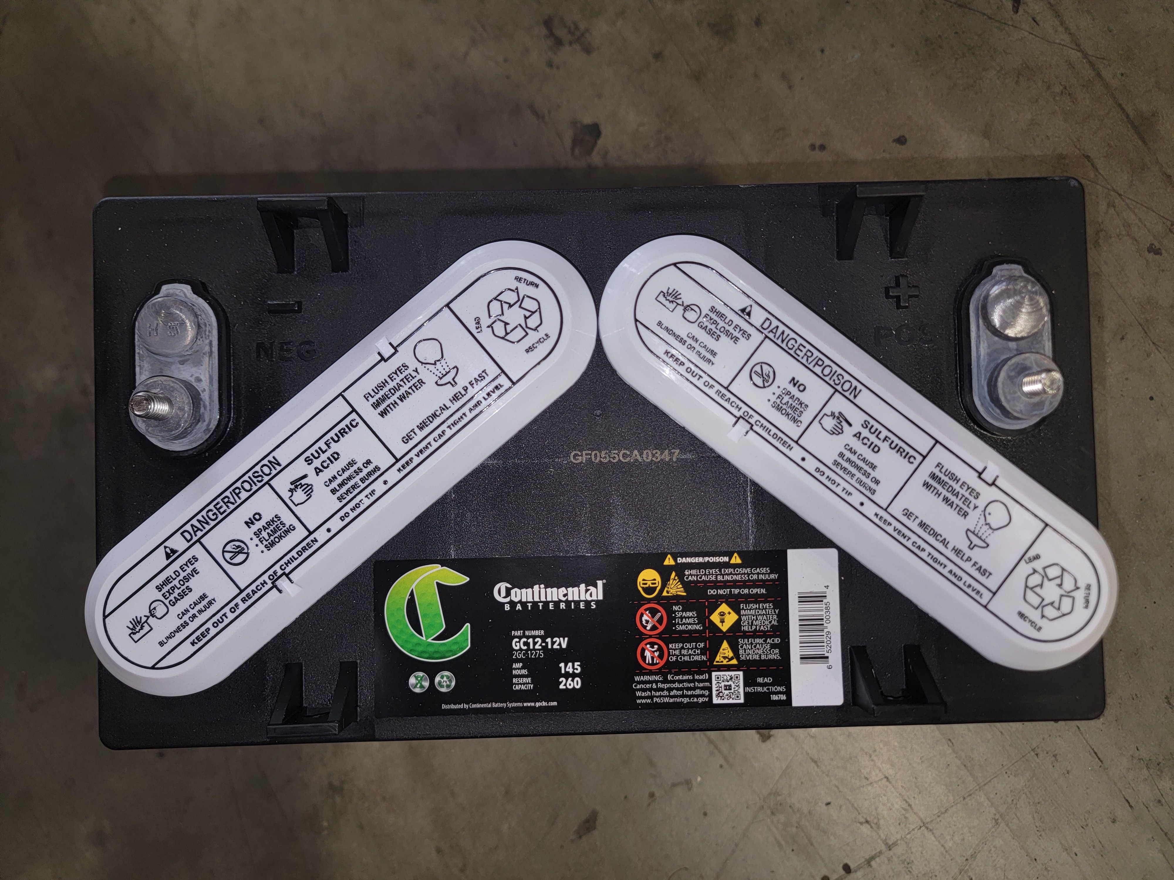 Continental batteries 12volt