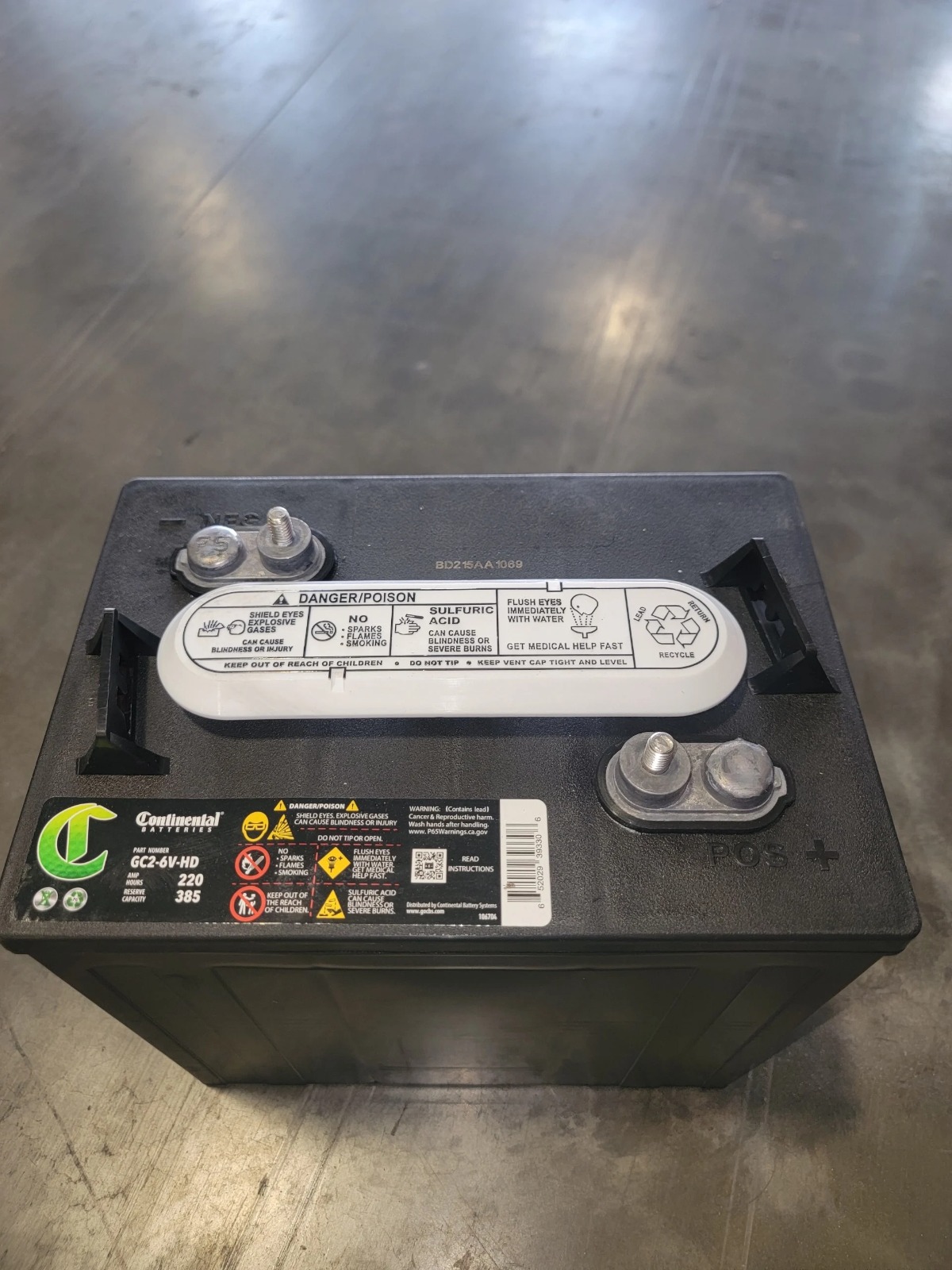 Continental battery 6 volt - foto 2